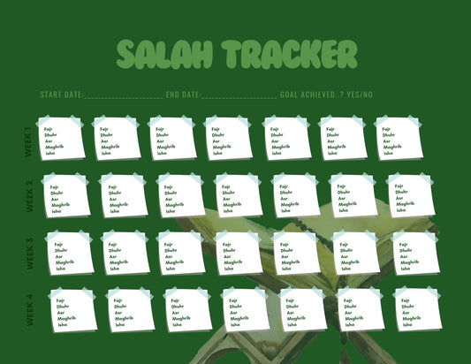Green Salah Tracker