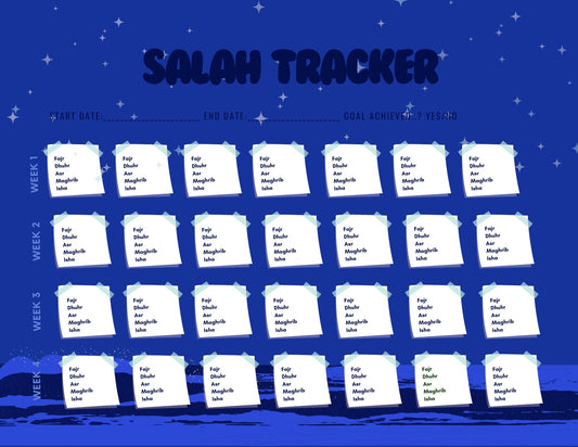 Blue Salah Tracker